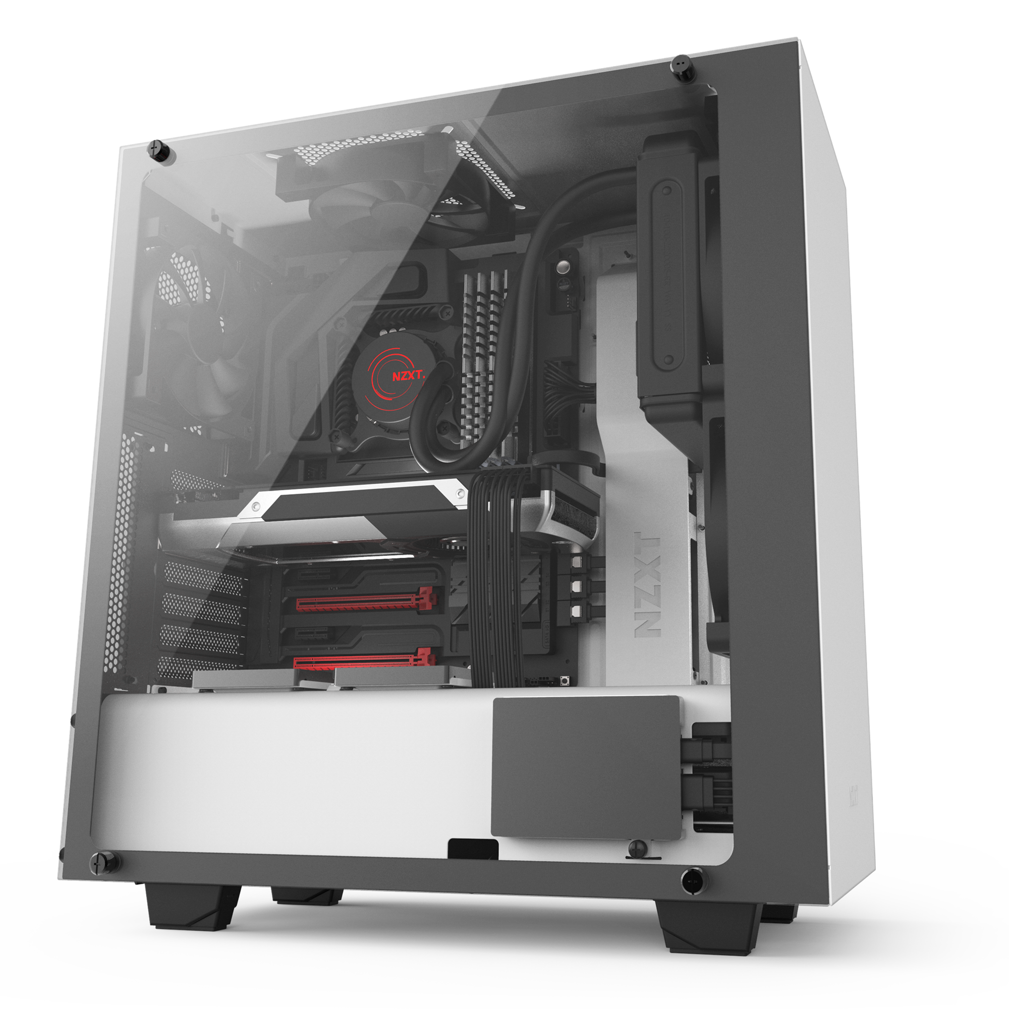 NZXT S340 ELITE Matte White Game PC