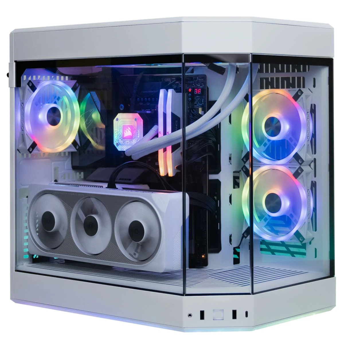 GC Hyte Y60 Whiteout Snow White Edition