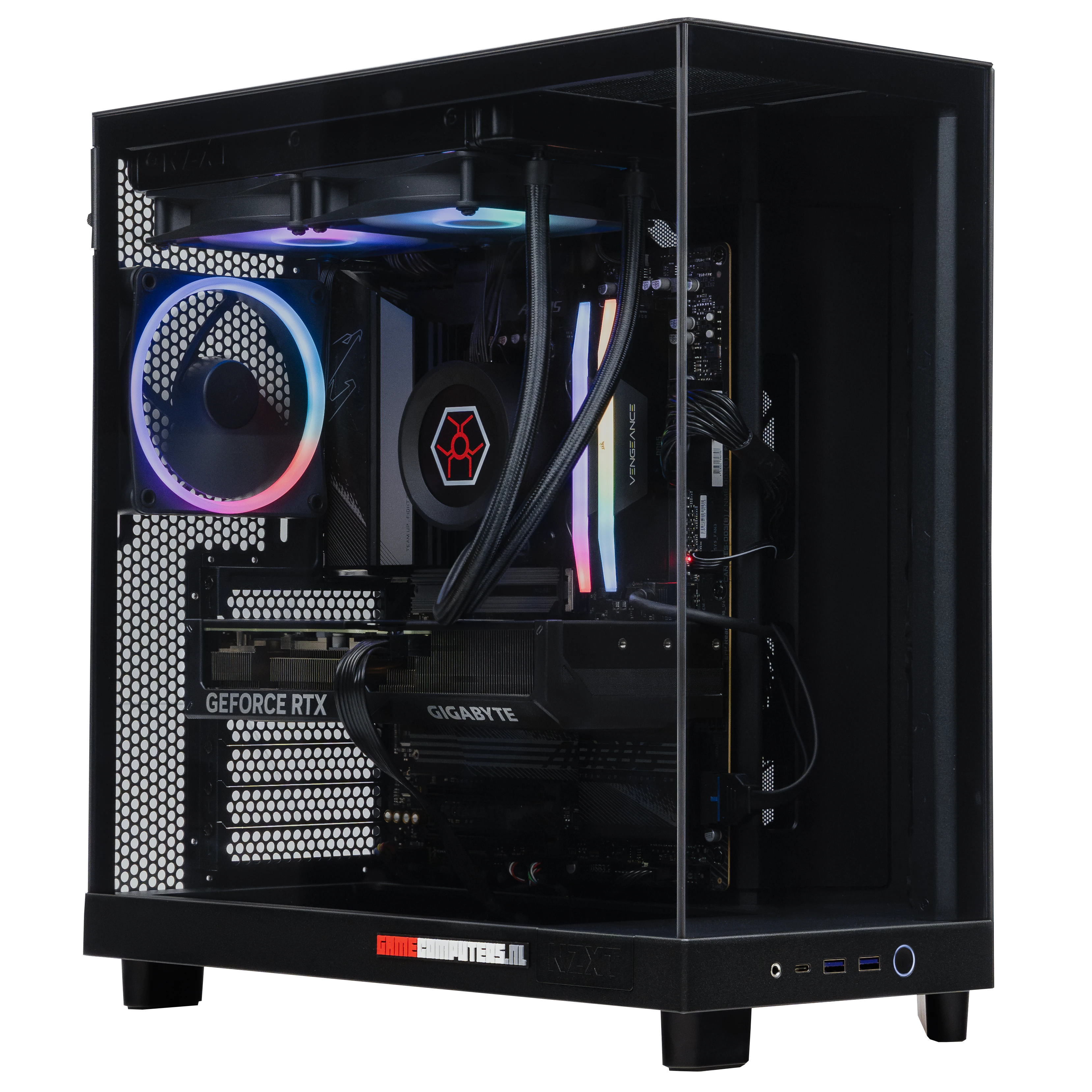 NZXT H6 7600X RTX 5070 BLACKOUT