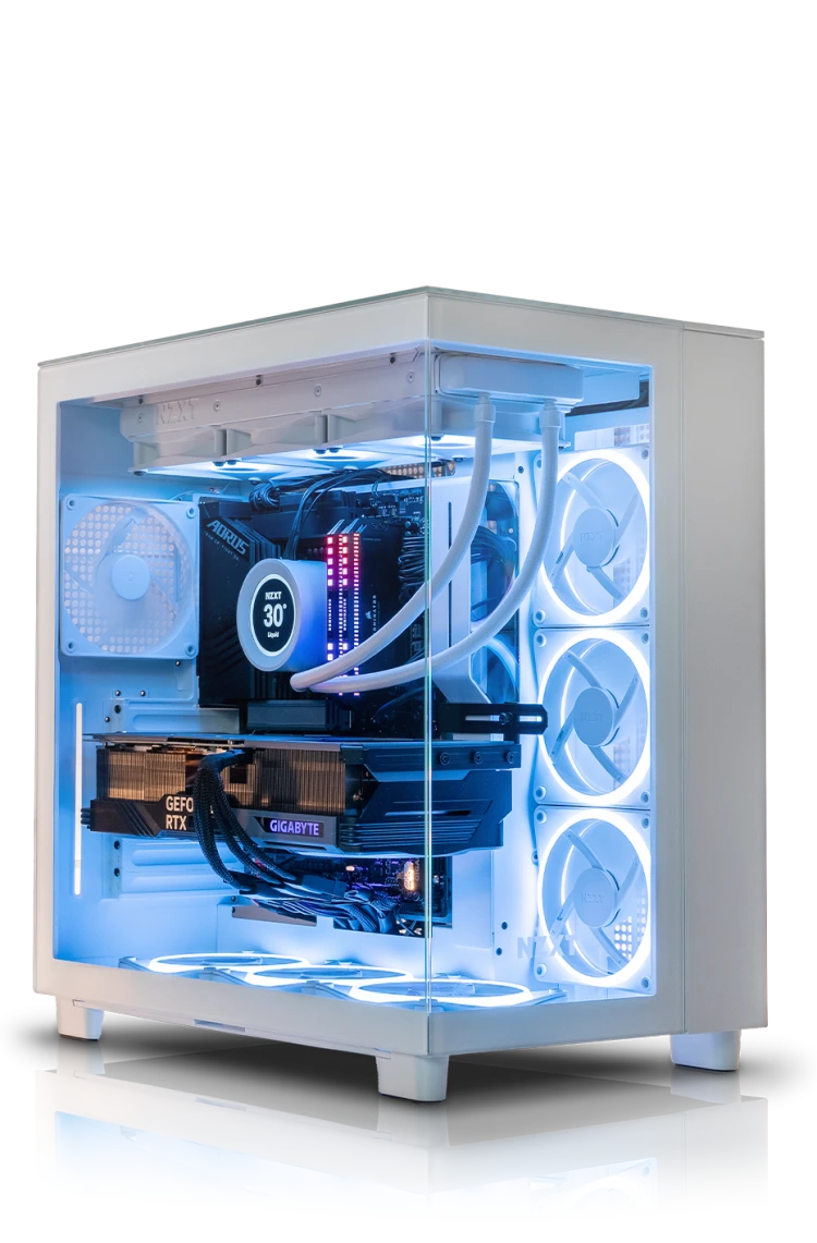NZXT H9 Elite White RTX 5080 Intel I9