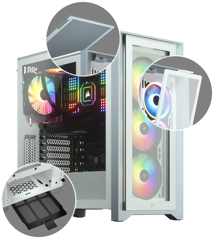 Corsair iCUE 4000X White