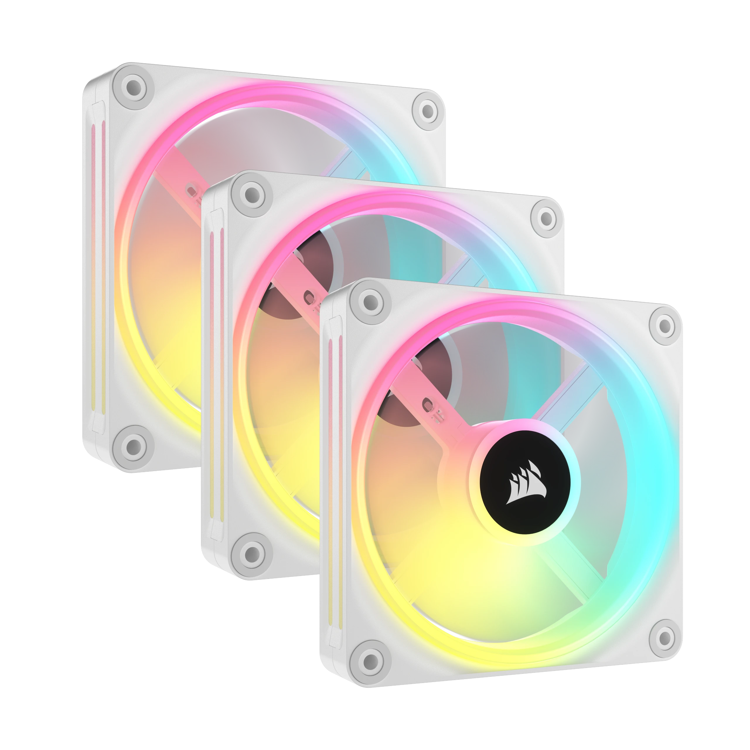 Corsair iCUE LINK QX120 RGB WHITE 3x