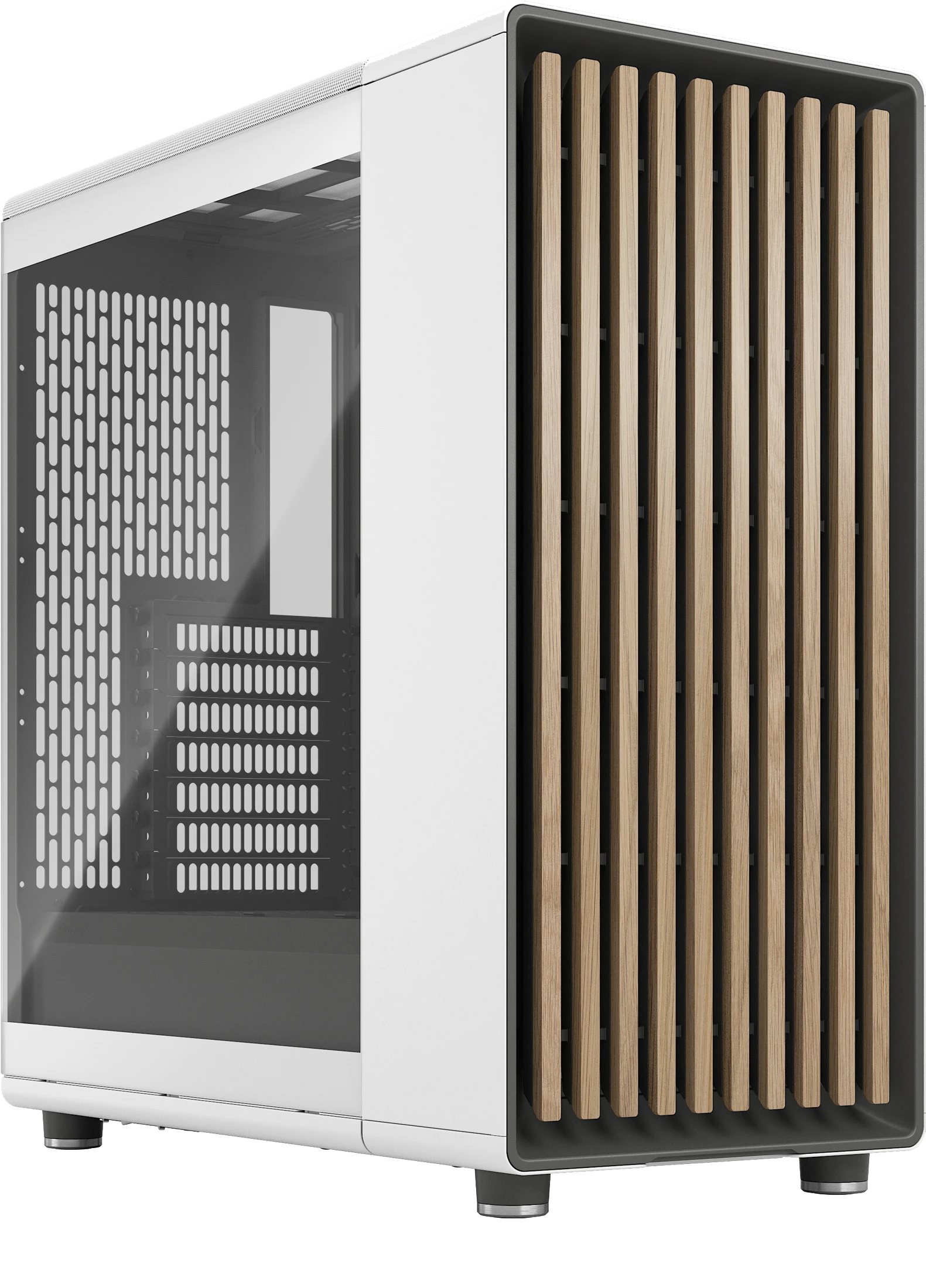 Fractal Design North TG Clear Chalk White