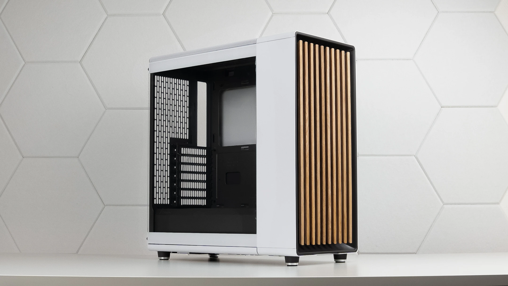 Fractal Design North TG Clear Chalk White