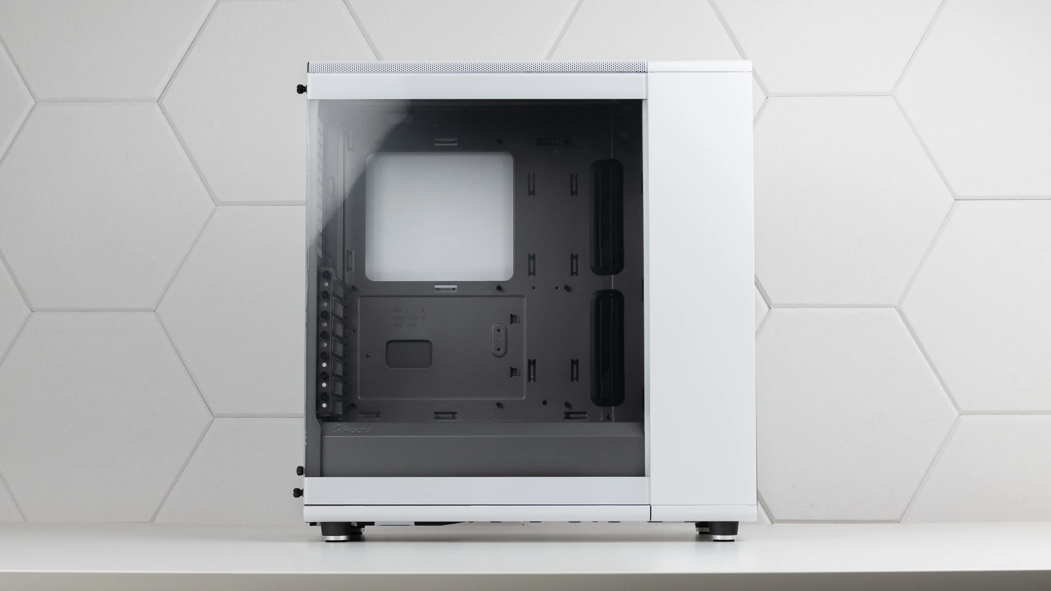 Fractal Design North TG Clear Chalk White