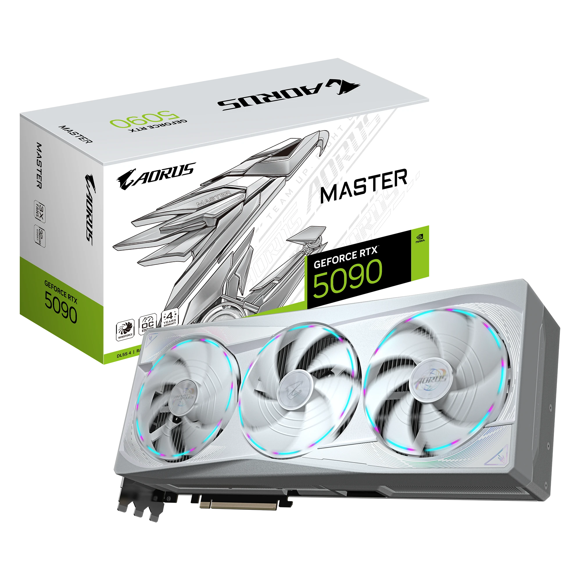 GIGABYTE AORUS GeForce RTX 5090 MASTER ICE 32G