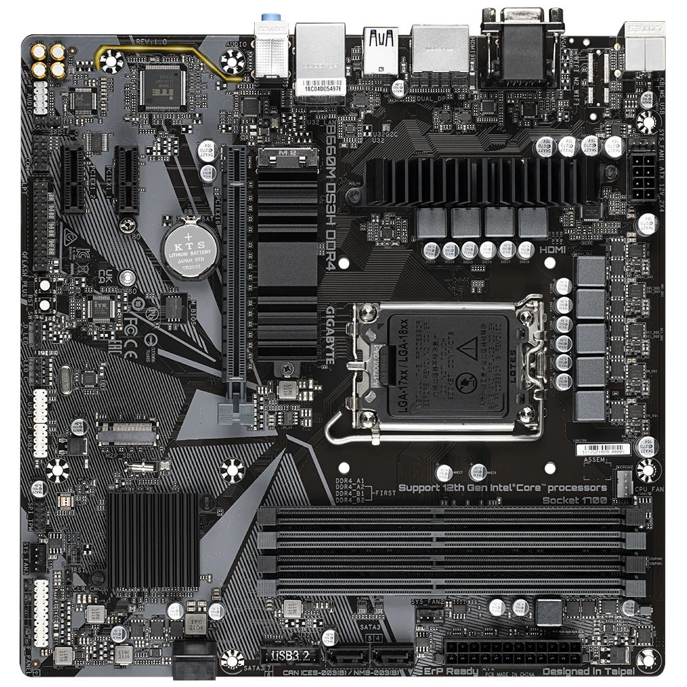 GIGABYTE B760M DS3H DDR4