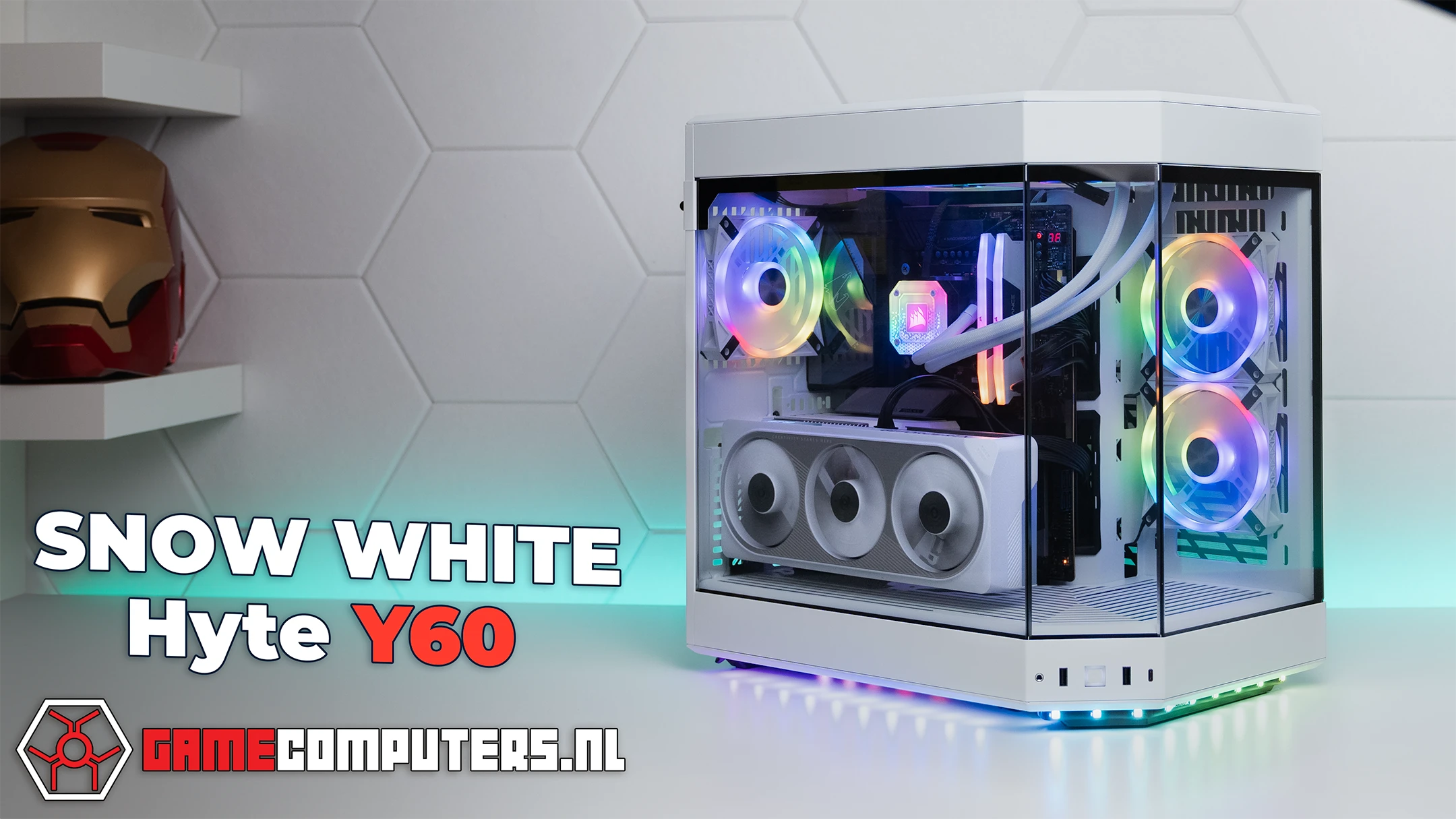 GC Hyte Y60 Whiteout Snow White Edition