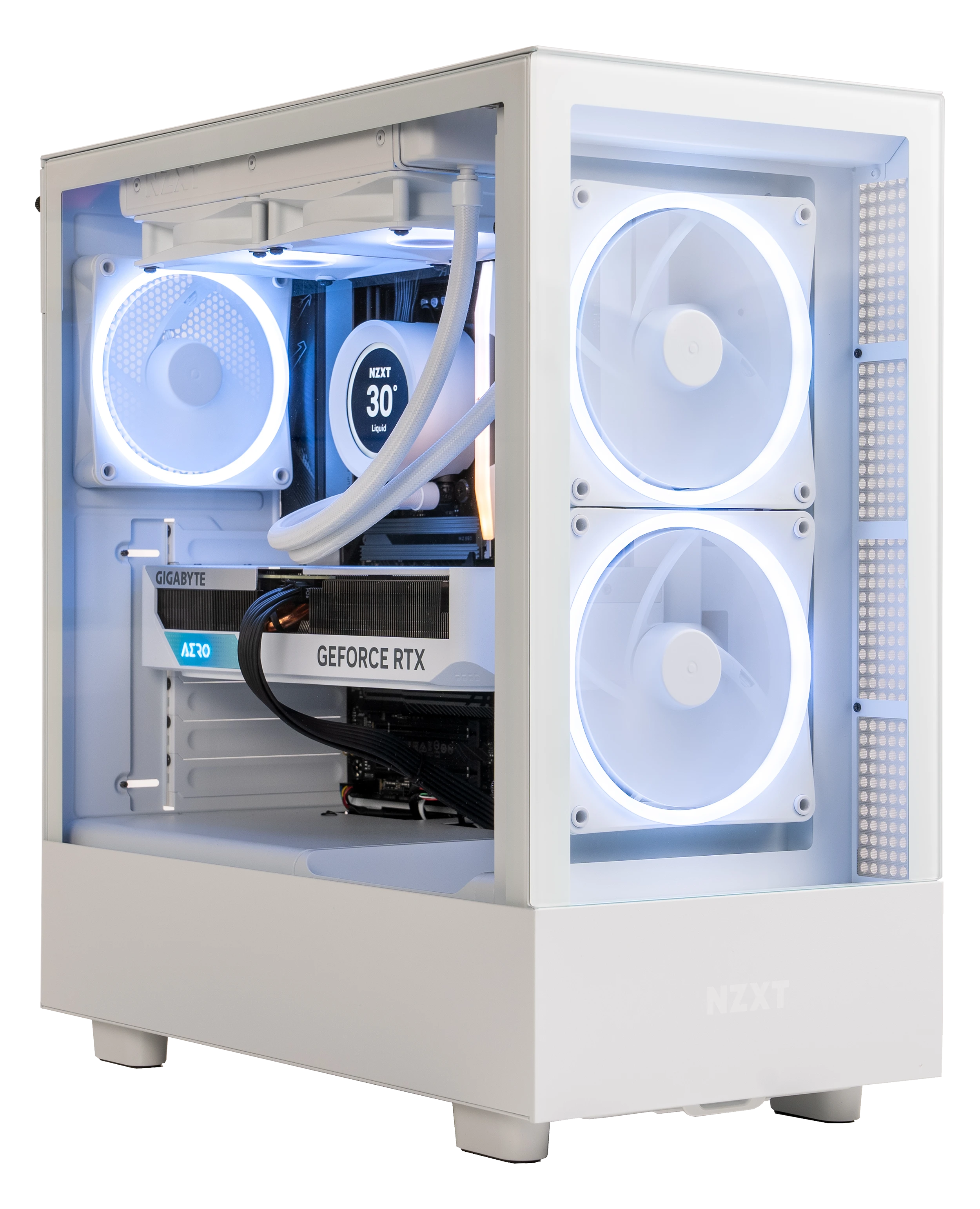 NZXT H5 Elite 7600X RTX 4070 Ti SUPER WHITEOUT