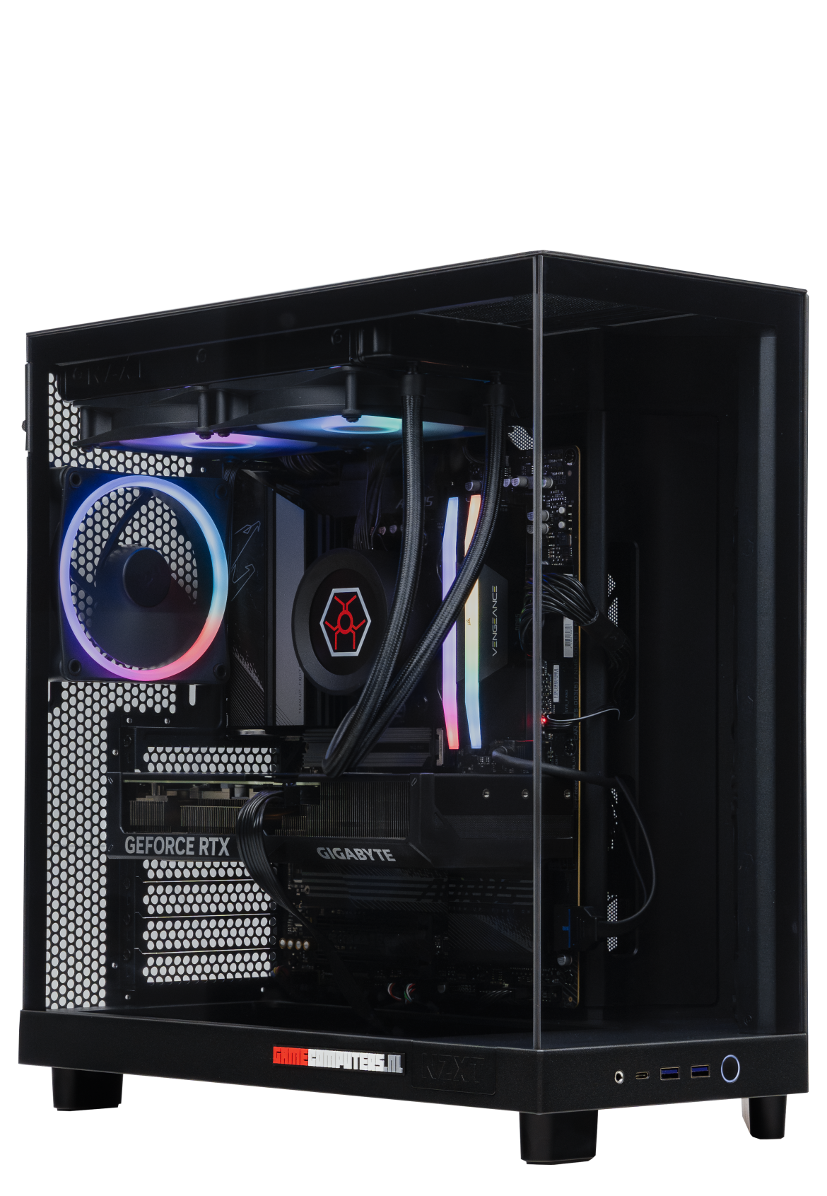 NZXT H6 7600X RTX 5070 BLACKOUT