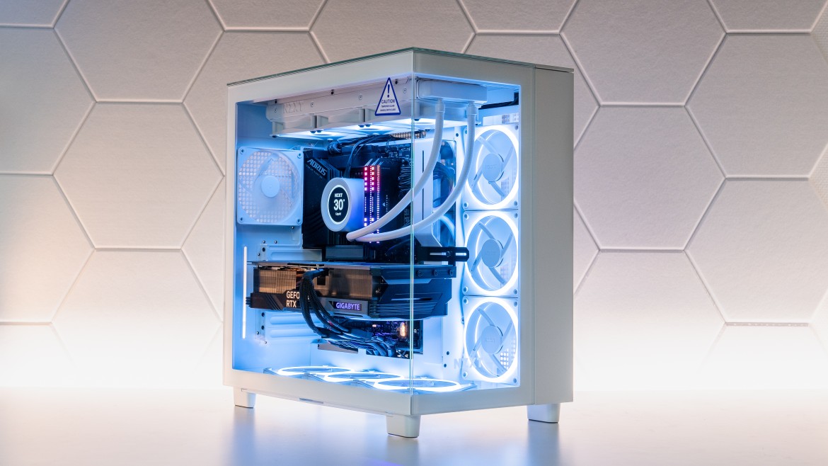 NZXT H9 Elite White RTX 5080 Intel I9
