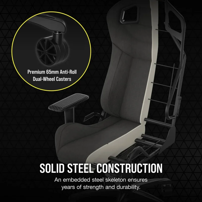 Corsair T3 RUSH Fabric Gaming Chair Charcoal