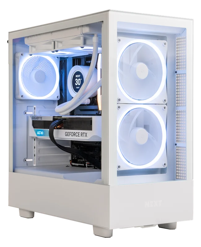 NZXT H5 Elite 7600X RTX 4070 Ti SUPER WHITEOUT