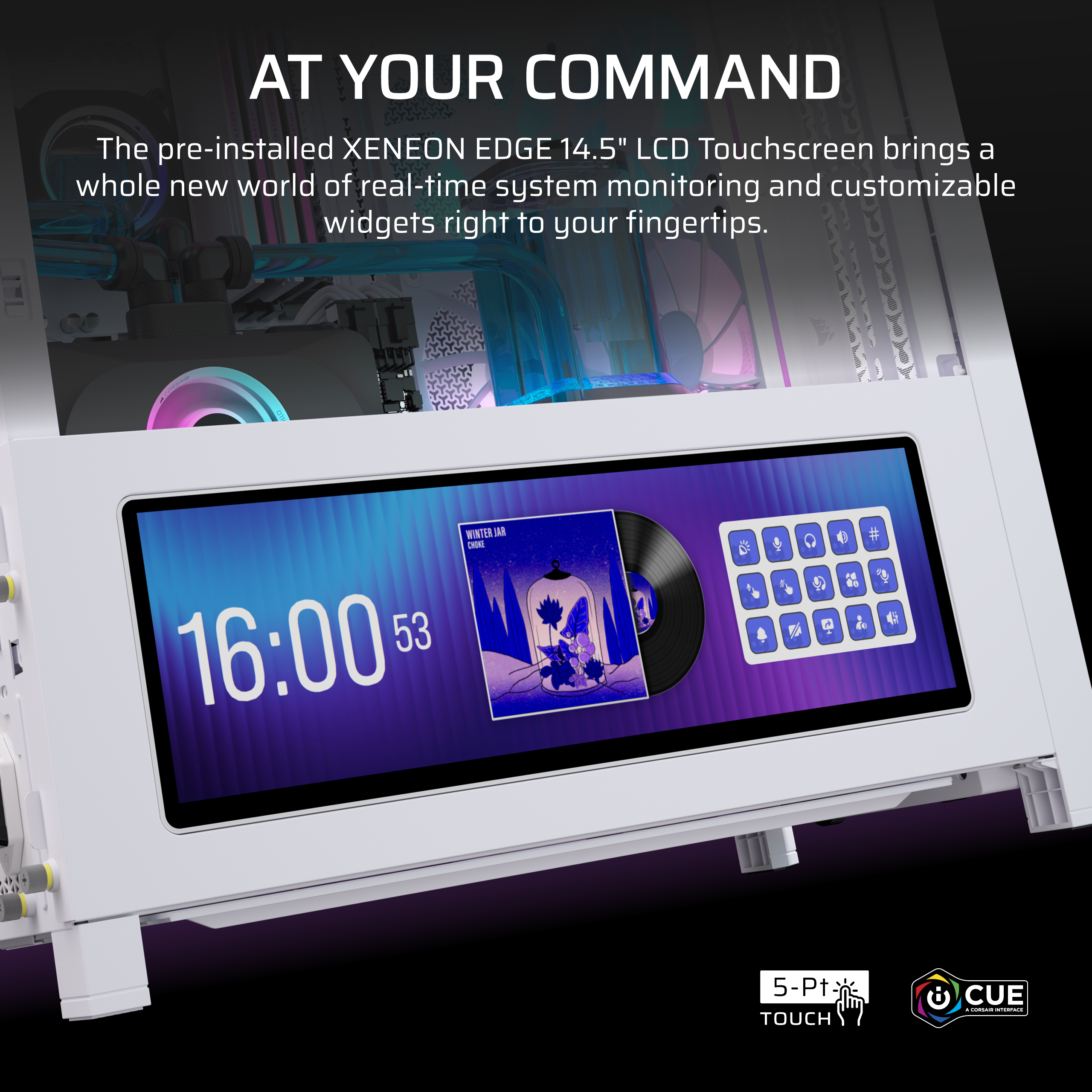 Corsair Frame 4000D LCD RS ARGB Wit