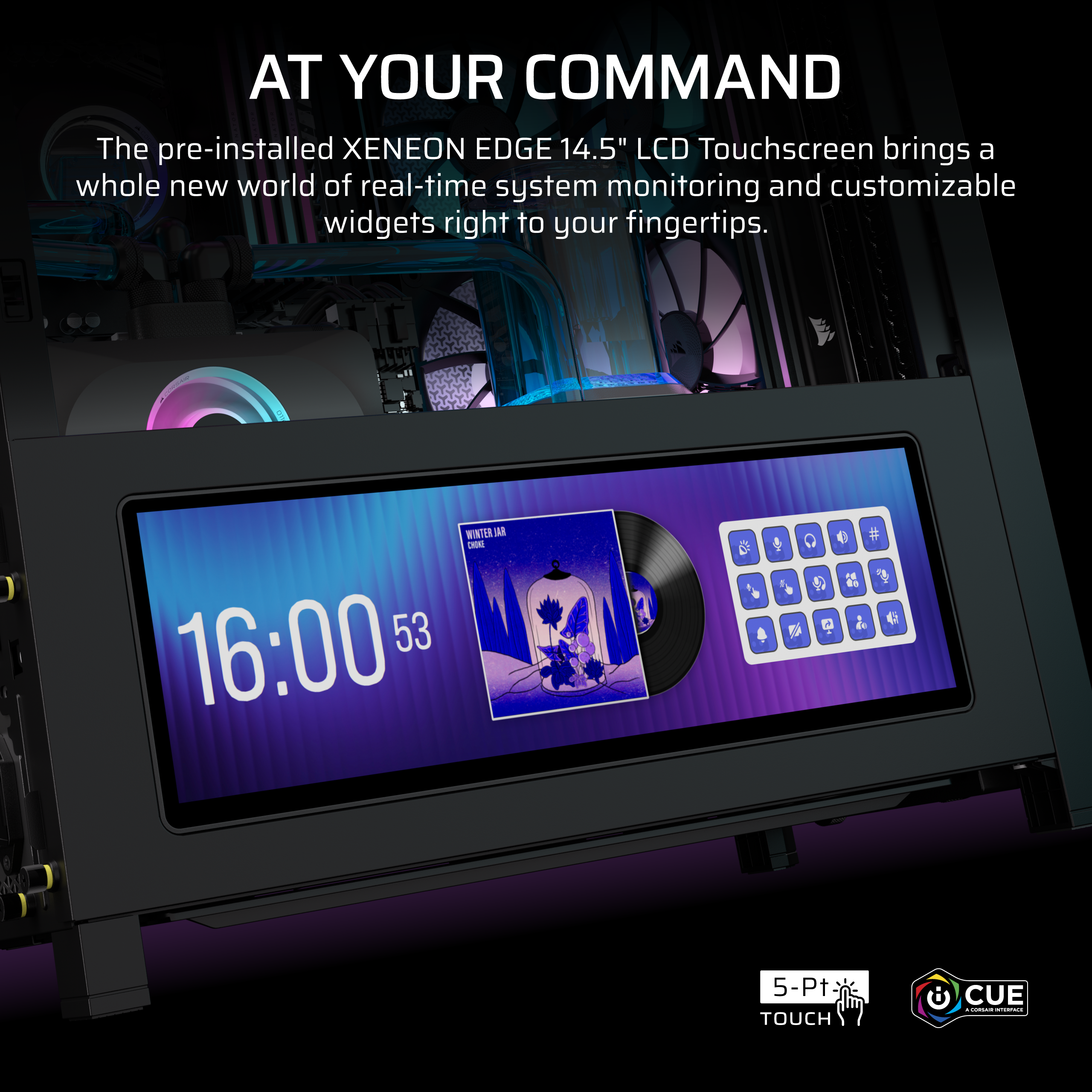 Corsair Frame 4000D LCD RS ARGB Zwart
