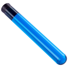 Corsair Hardline 14mm Satin Transparent-tubing met <b style=color:blue;>Blauwe Vloeistof</b>