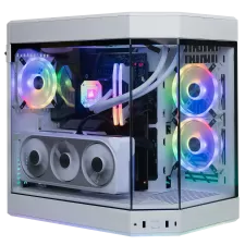 GC Hyte Y60 Whiteout Snow White Edition Productfoto