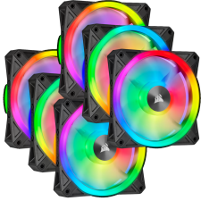 Corsair QL120 RGB LED (6x <strong style=color:red>R</strong><strong style=color:green>G</strong><strong style=color:blue>B</strong> LED Fans)