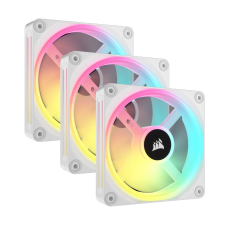 Corsair iCUE LINK QX120 RGB White - (3x <strong style=color:red>R</strong><strong style=color:green>G</strong><strong style=color:blue>B</strong> Fans)
