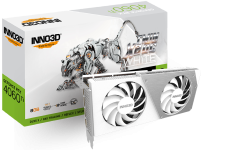 NVIDIA RTX 4060 TI 8GB (INNO3D RTX 4060 TI TWIN X2 WHITE) WIT