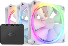 NZXT F120 RGB White - (3x <strong style=color:red>R</strong><strong style=color:green>G</strong><strong style=color:blue>B</strong> Fans)